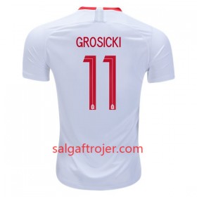 Polen Fodboldtrøjer Grosicki 11 Hjemmebanesæt VM 2018